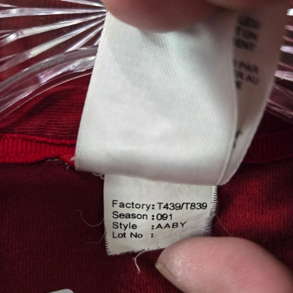 The North Face Men‎ Polo Shirt XL Red Logo Embroidered Short Sleeve Collar
